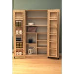 Çok Amaçlı Kiler Yüklük Erzak Dolabı 165 Derece Açılır Kapaklar KL-86-MDF