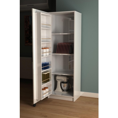 Çok Amaçlı Mutfak Erzak Kiler Yüklük Dolabı MDF KLM-60