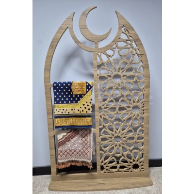 Namaz Seccadelik Kıble ibadet Mihrab Köşesi Dekoratif Motif Cnc Işleme