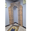 Namaz Kıble Ibadet Mihrab Köşesi Dekoratif Motif Cnc Işleme MDF